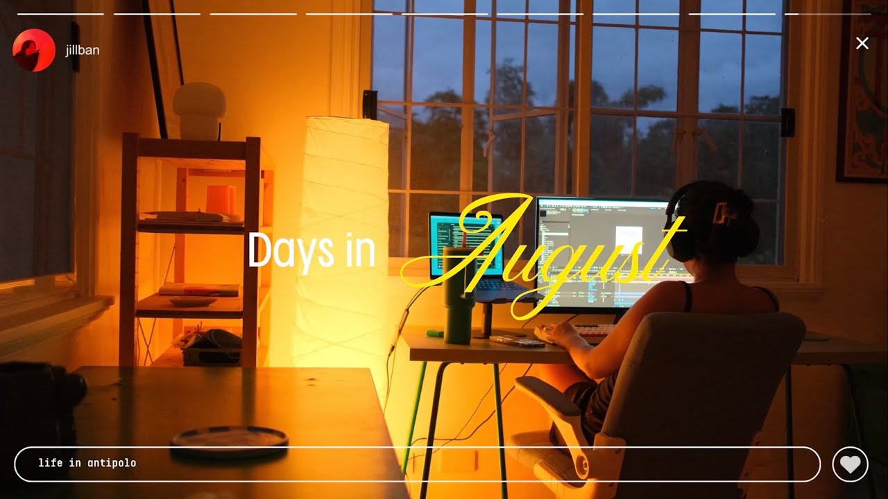 life in antipolo 🏡 cozy night, alone on a weekend, work-life balance, meeting friends,days in august