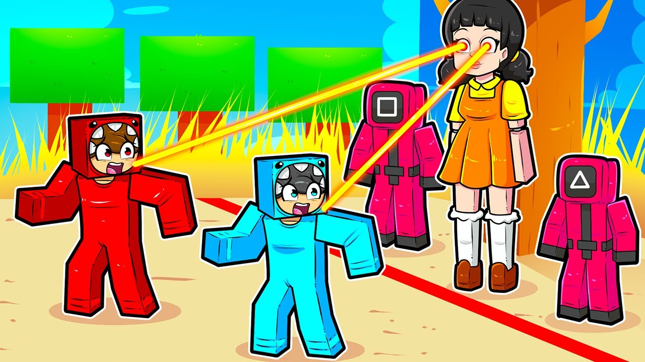 SQUID GAME 2 vs TAJNA BAZA w Minecraft!