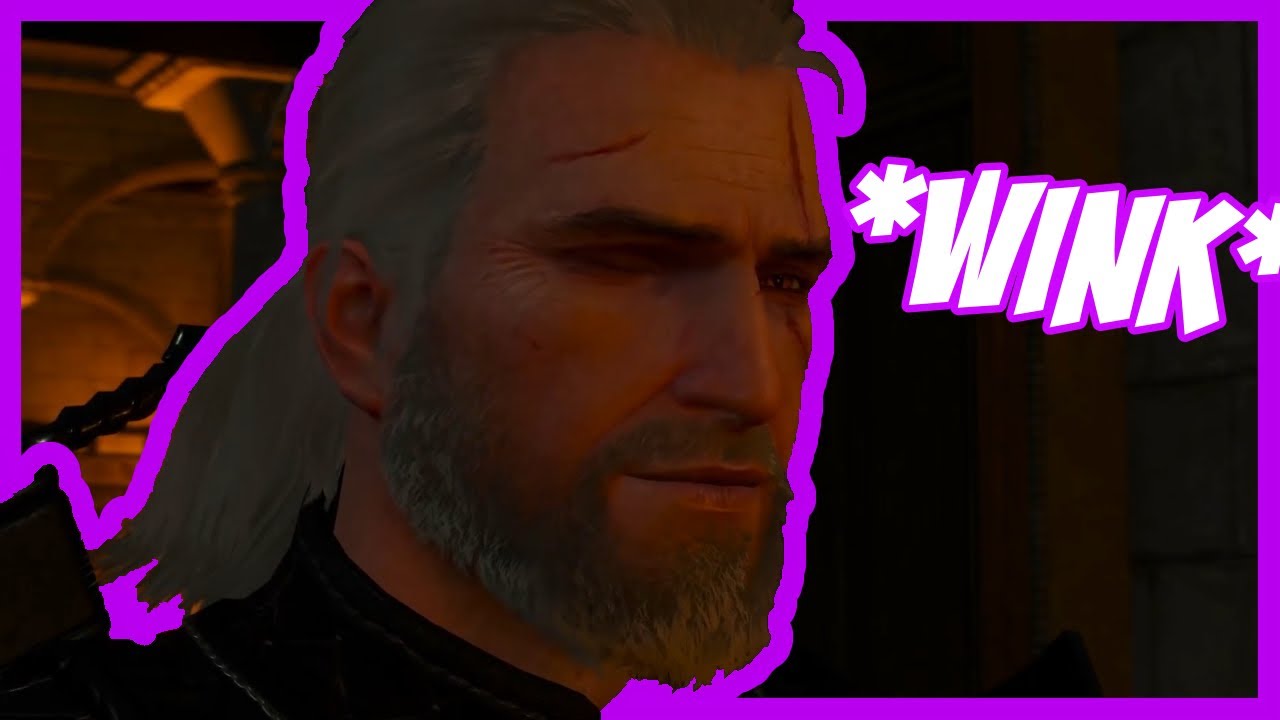 Geralt Winks At The Bankier 😉😉 - The Witcher 3: Wild Hunt