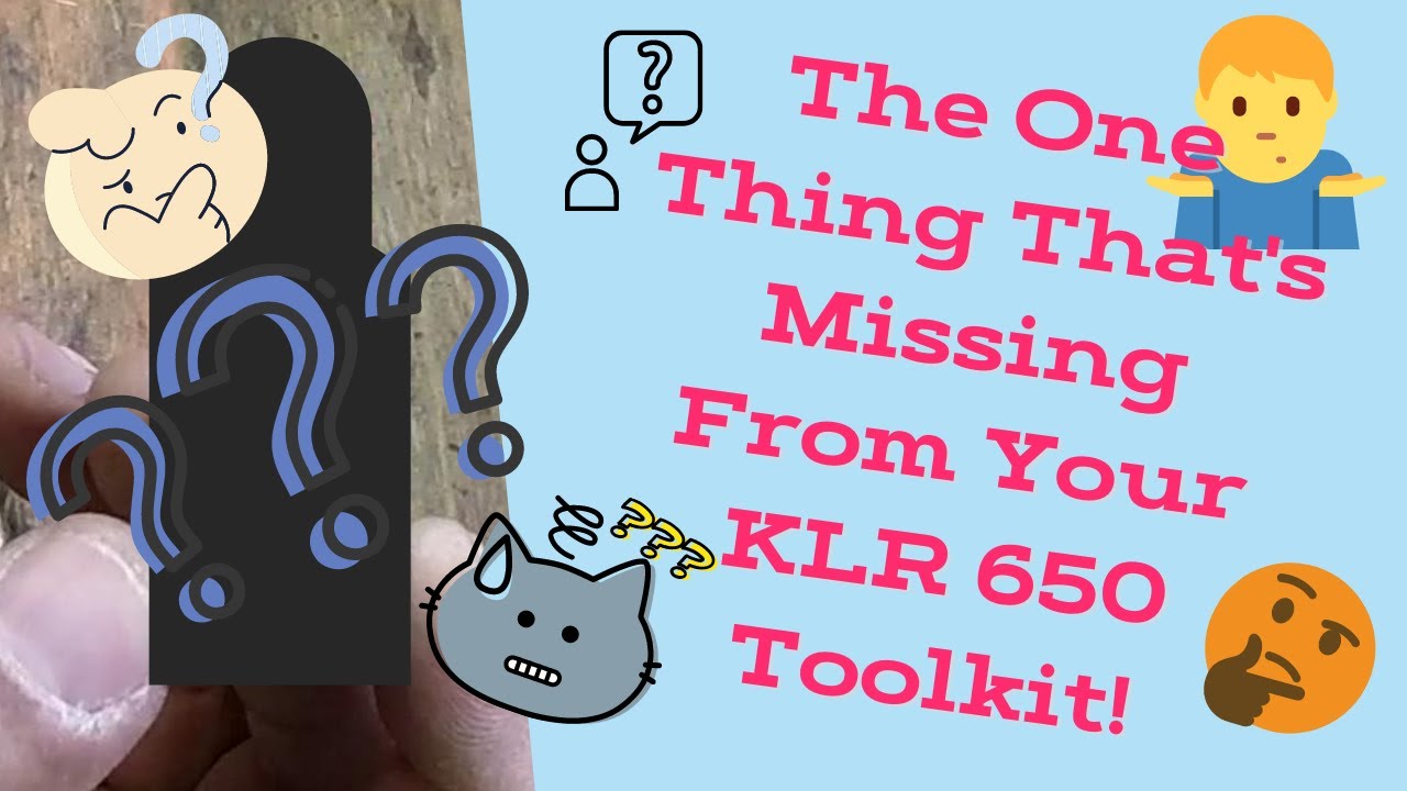 My KLR 650 Tool Kit And The CRUCIAL Thing Missing From Yours