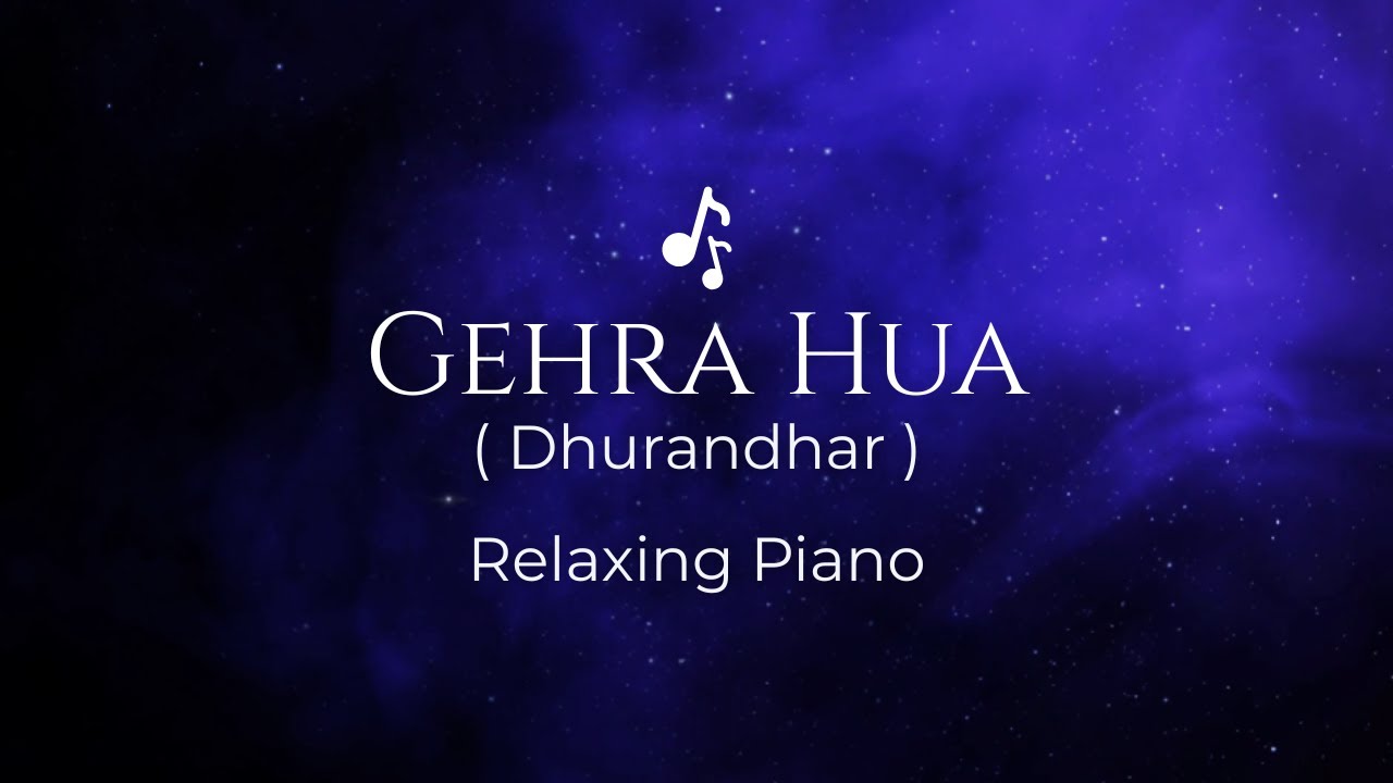 Gehra Hua Dhurandhar Arijit Singh Emotional Piano Instrumental