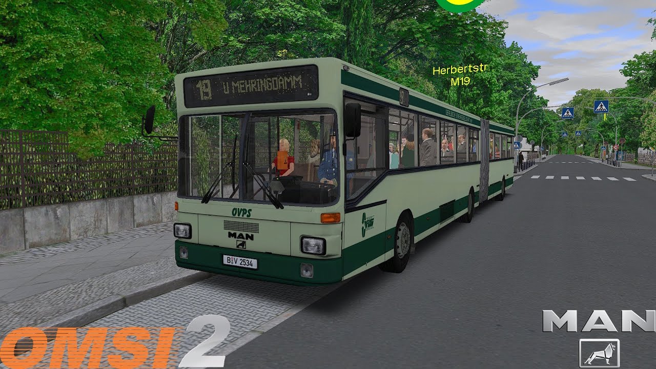 Omsi 2 - Berlin BRT - Line M19 - MAN SG 292