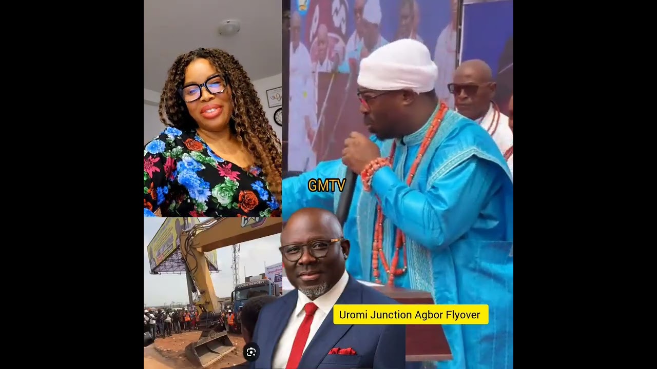 HRM, Dein of Agbor Kingdom  gave an amazing speech at Uromi Junction Agbor Flyover kick off event