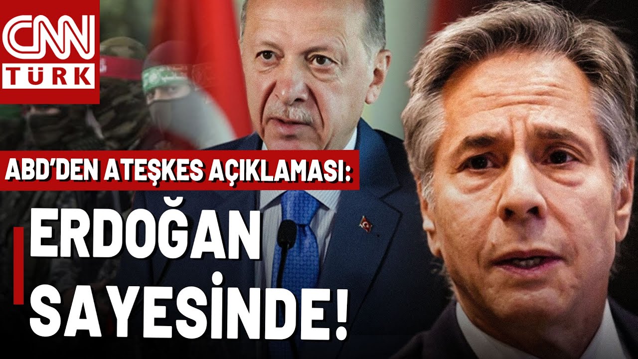 🚨 ABD'den Son Dakika Erdoğan Açıklaması: Hamas'ı Masaya Erdoğan Getirdi!