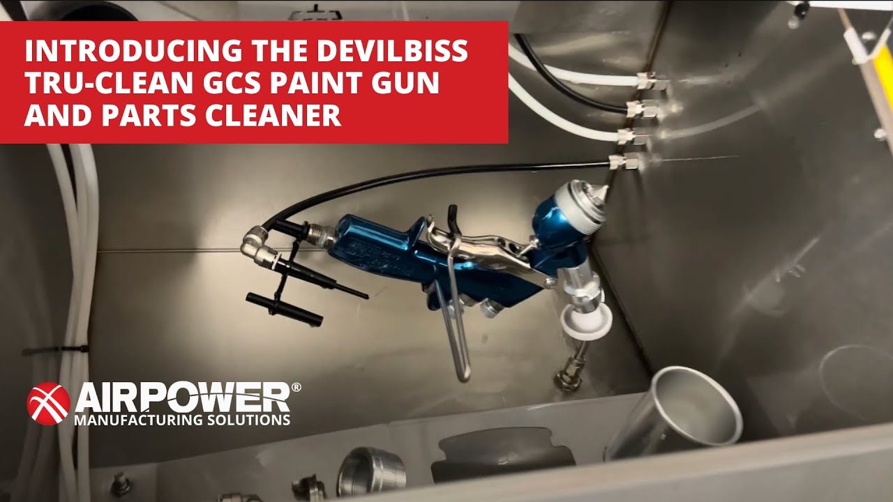 New addition to the Air Power Paint Lab - A Devilbiss Tru-Clean Gun & Parts Cleaner
