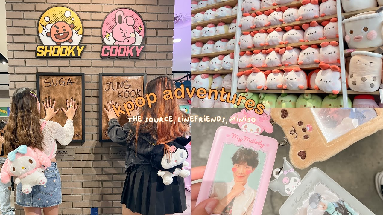 kpop adventues : the source, linefriends, miniso