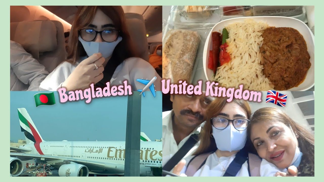 Dhaka to London in Emirates A380     🇧🇩✈🇬🇧 | Mehzabeen Rabeya