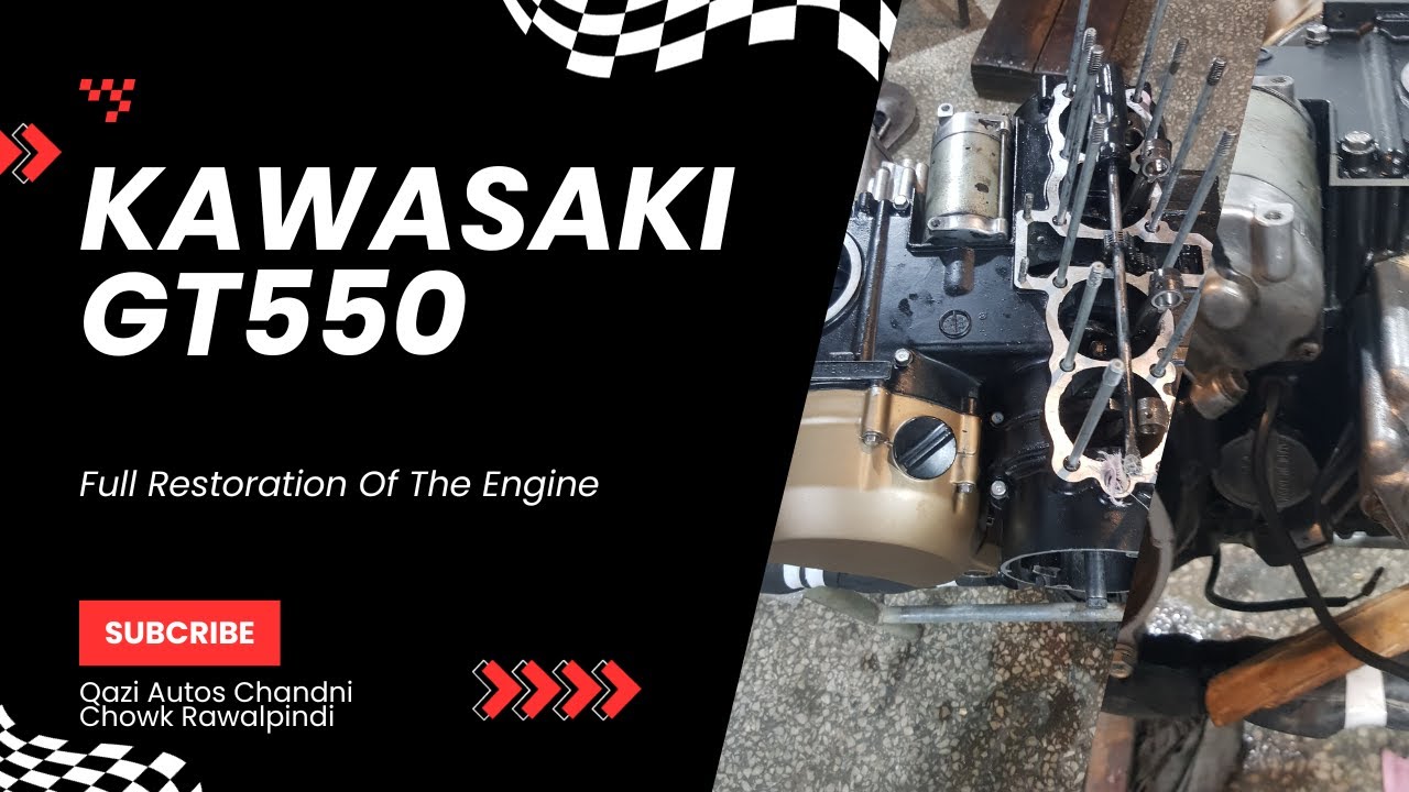 KAWASAKI GT550 ENGINE REBUILD
