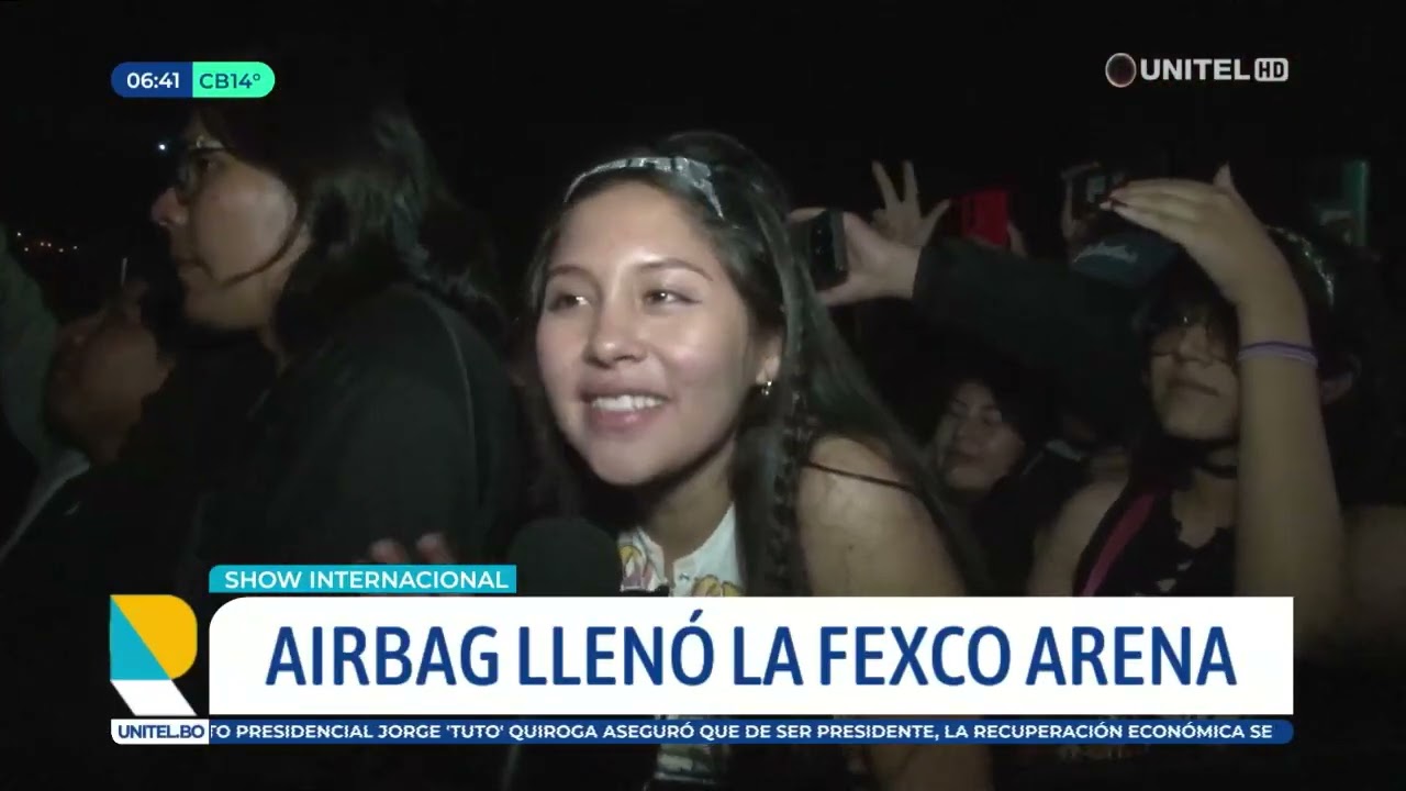 Fexco 2025: Con lleno total se presentó Airbag en la Fexco Arena este fin de semana