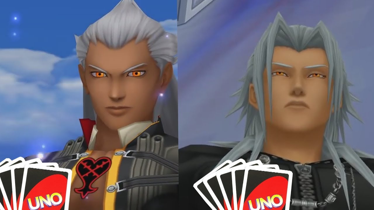 ansem and xemnas play uno.mp4