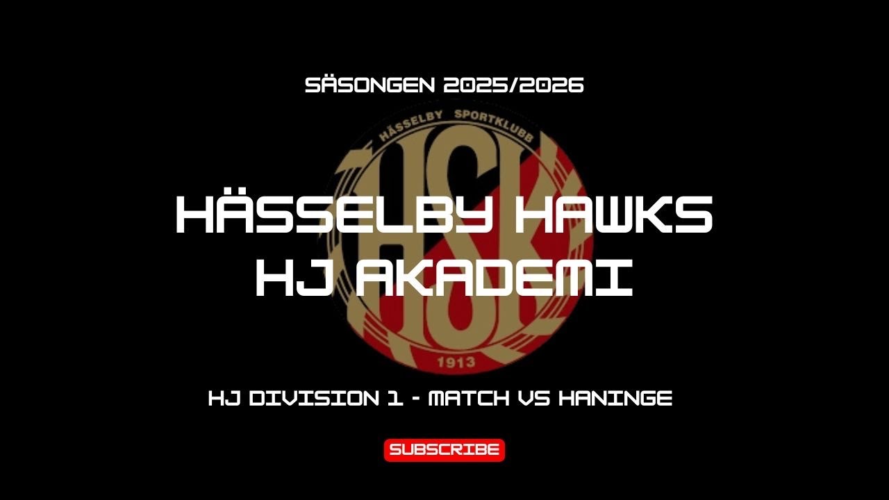 HJ DIV1 | IFK Haninge - Hässelby