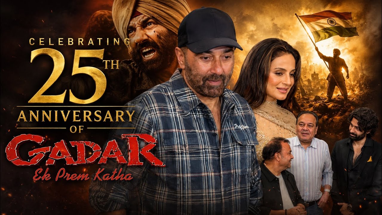 Sunny Deol & Ameesha Patel Celebrate 25 Iconic Years of Gadar: Ek Prem Katha ❤️