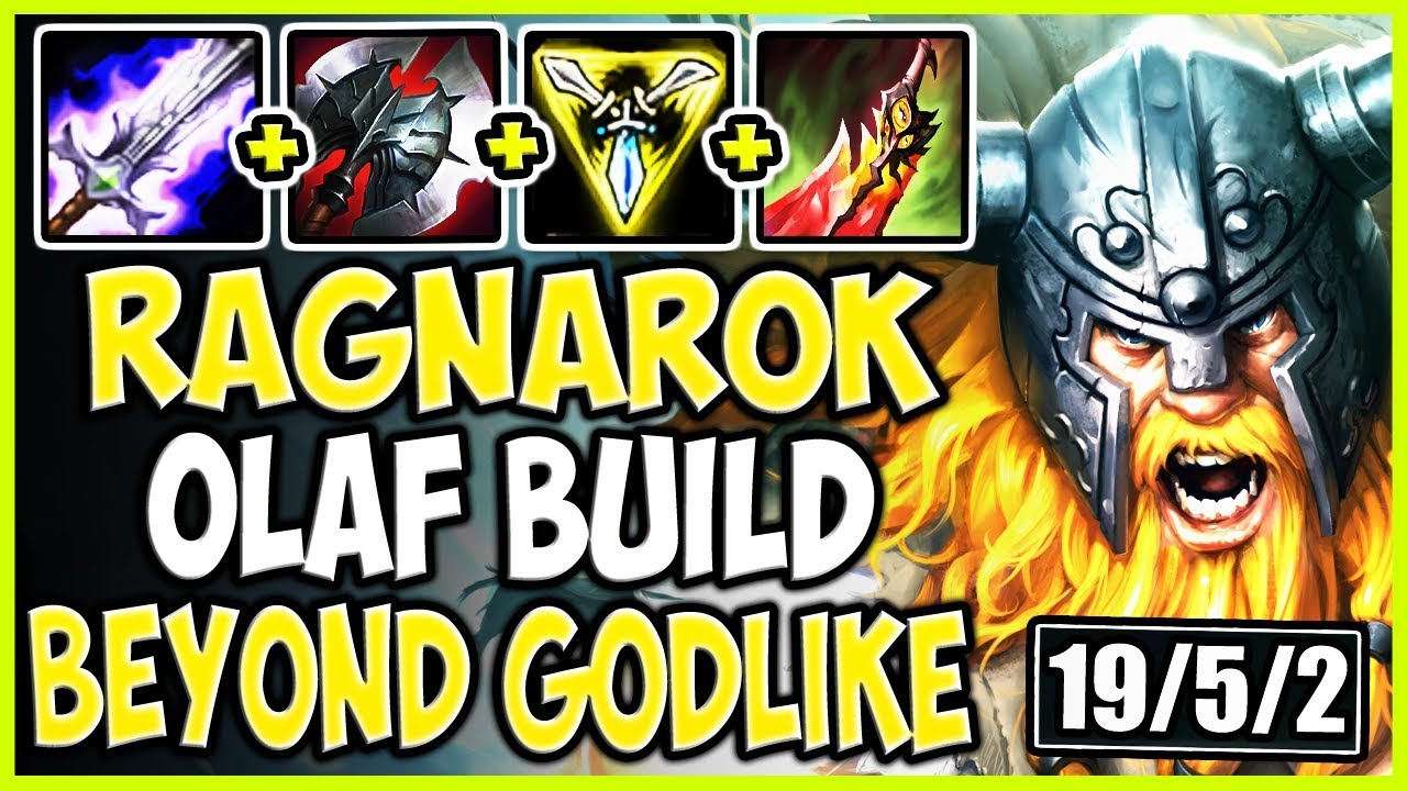 RAGNAROK OLAF SEASON 9 BUILD! MAKE OLAF BEYOND GODLIKE WITH THIS! TOP Olaf vs Vladimir S9 Gameplay