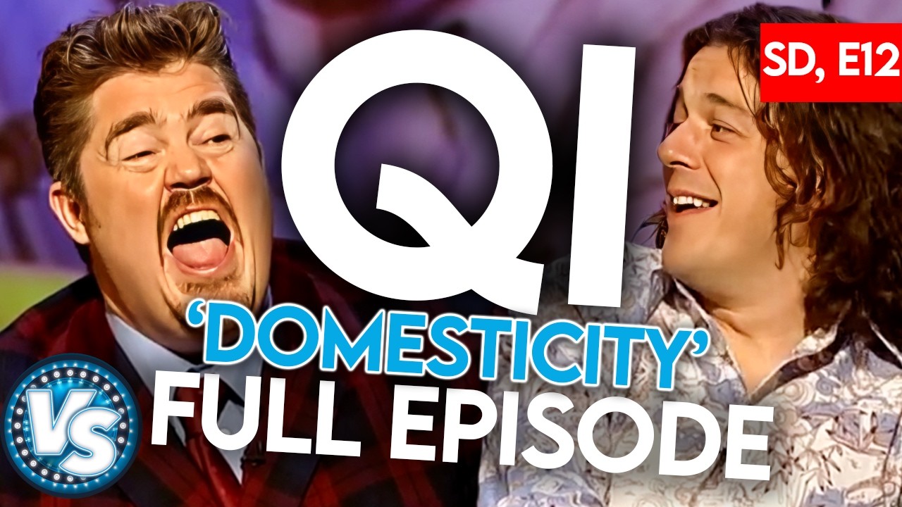 QI FULL EPISODE! 'Domesticity' Episode 12, Series D Jo Brand, Phill Jupitus & Jessica Stevenson