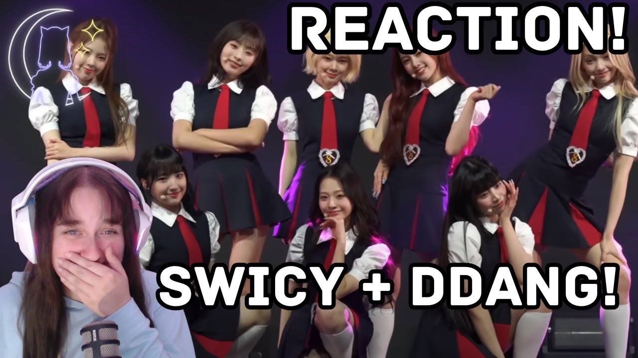KPOP REACTION - UNIS - SWICY + DDANG! Showcase Stage!