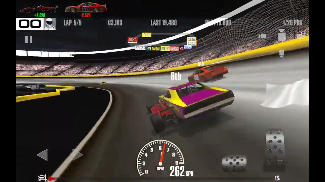 Stock car racing Gameplay Multiplayer (MateoZ98 VS Victoria)