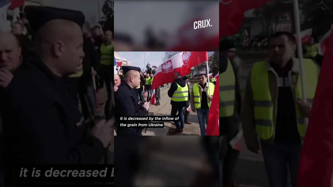 Polish farmers Clash With Police In Green Deal, Ukraine Grain Protest