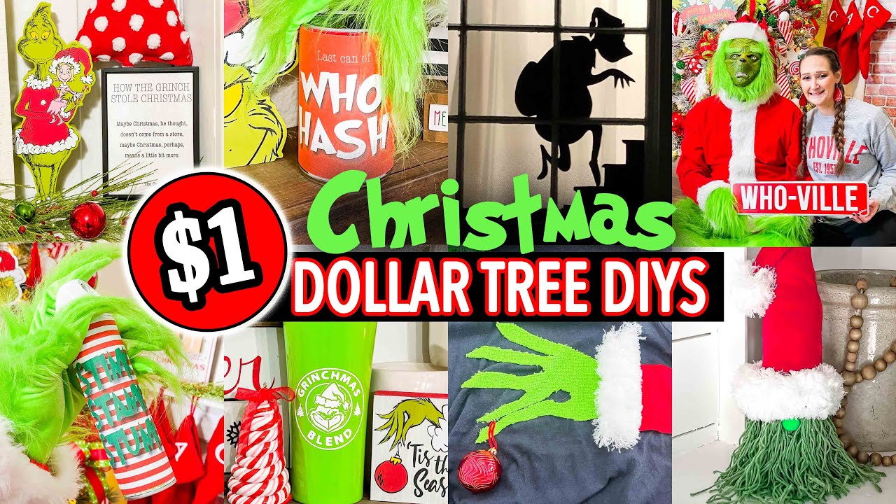 Рождественская ёлка Гринча своими руками за 1 доллар! 🎄 10 НЕВЕРОЯТНЫХ, но ПРОСТЫХ украшений и идей!