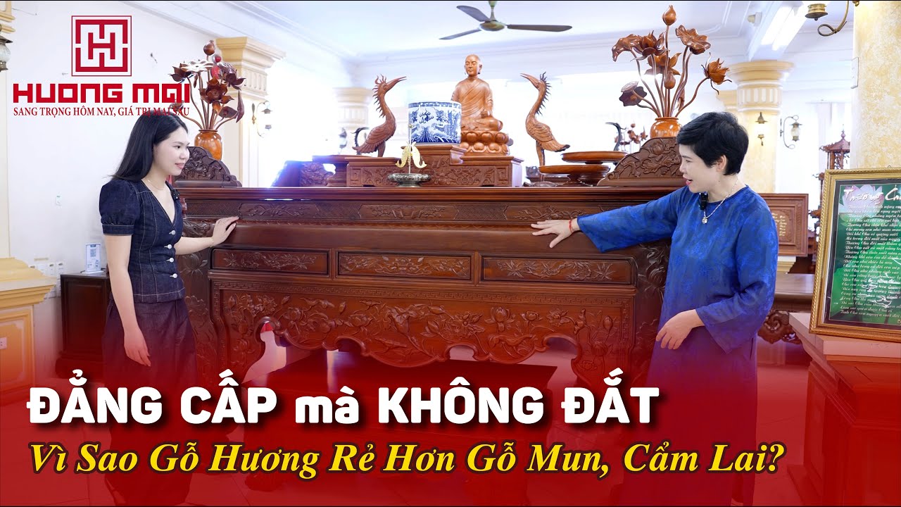 Gỗ Hương - Vì sao bền đẹp mà giá lại ‘mềm’ hơn gỗ mun & cẩm lai? | Review Sản Phẩm Đặc Trưng