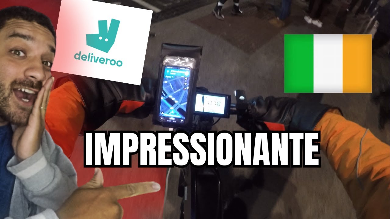 QUANTO DA PRA FAZER EM 5H DE DELIVERY NA EUROPA ( DUBLIN - IRLANDA ) | IMPRESSIONANTE