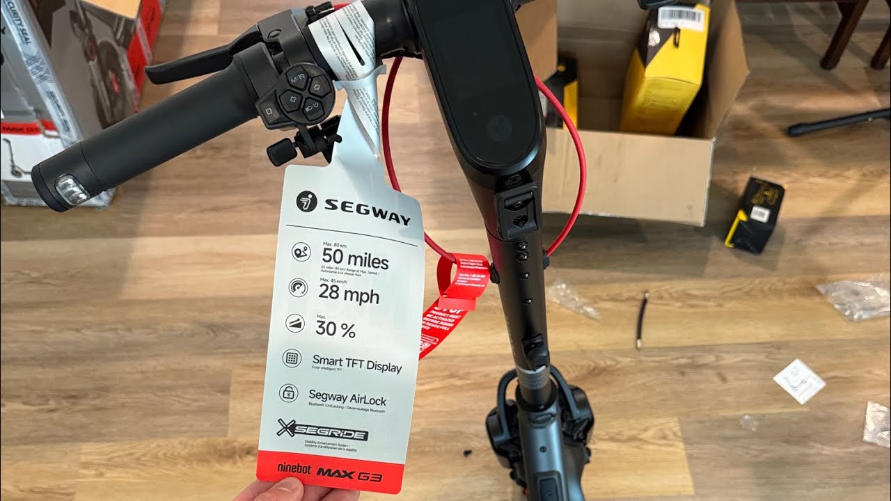 Unpacking ￼ and  set up Sergway  ninebot max G3 ￼model 2025 Распаковка скутера SEGWAY MAX G3