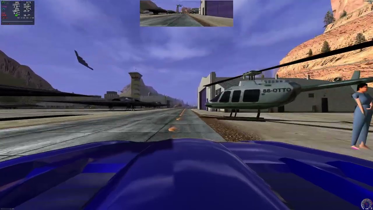Mercedes Benz World Racing - Fast practice lap - Nevada 10 - McLaren SLR