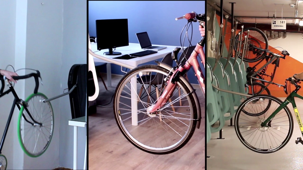 BikeUp wieszak rowerowy - oszczędzaj przestrzeń | Bike2Box.com