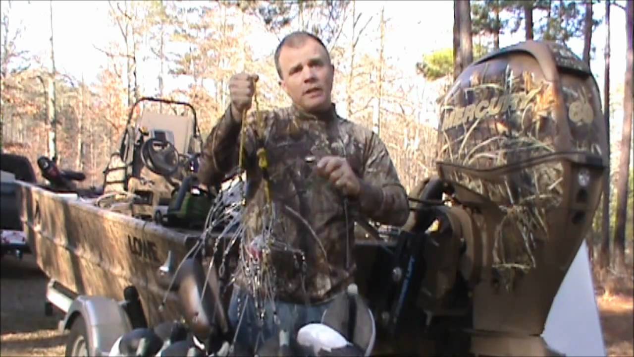 Diver duck rigging part 1- Russell Outdoor Guides