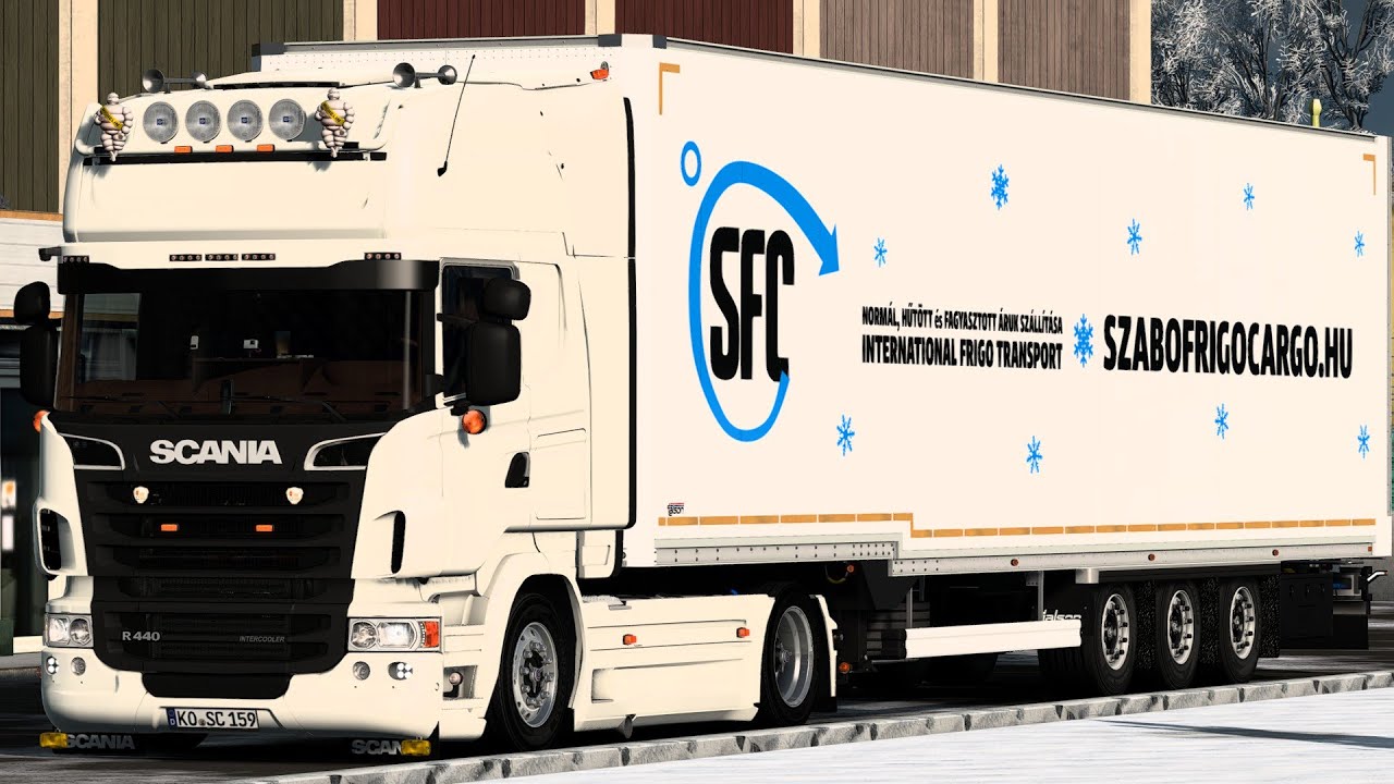 ETS2 | Realistic Winter Driving | Scania PGR-Series | PNG Winter | 1.53