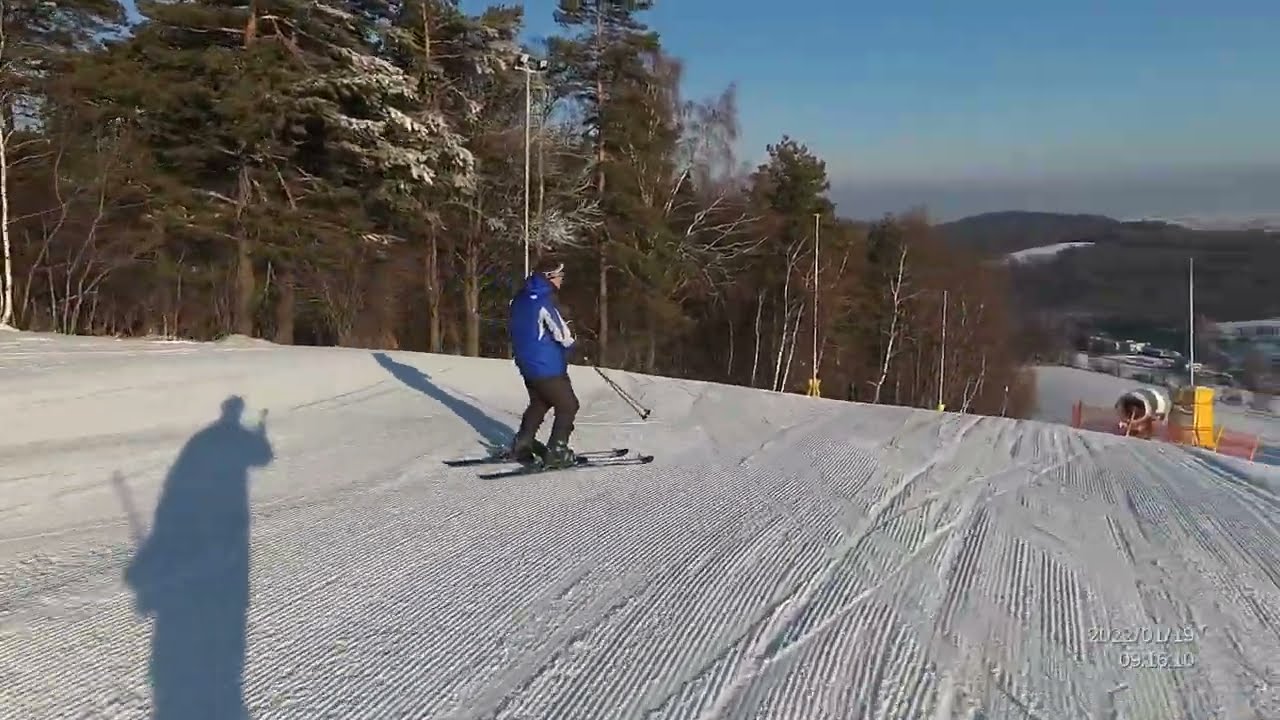 19.01.2022 KiczeraSki Puławy - trasa nr 1 - warunki na stoku