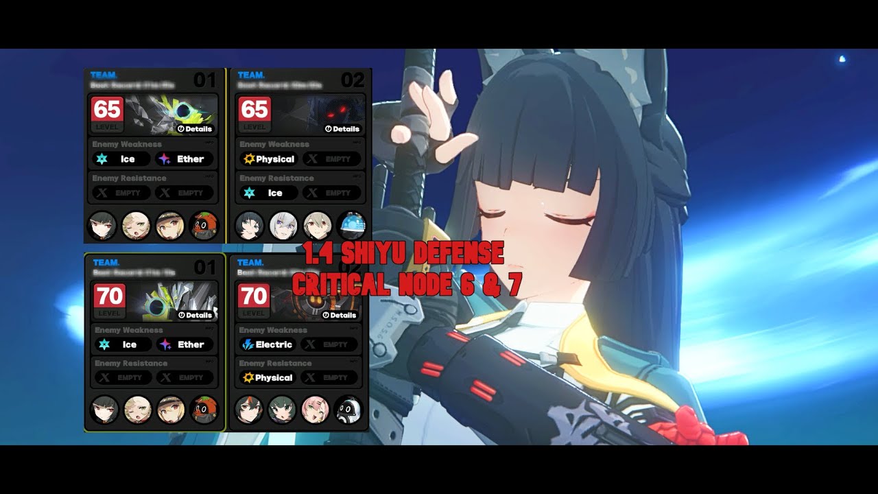 1.4 Shiyu Defense Critical Node 6 & 7 Miyabi/Jane/Zhu Yuan | Zenless Zone Zero