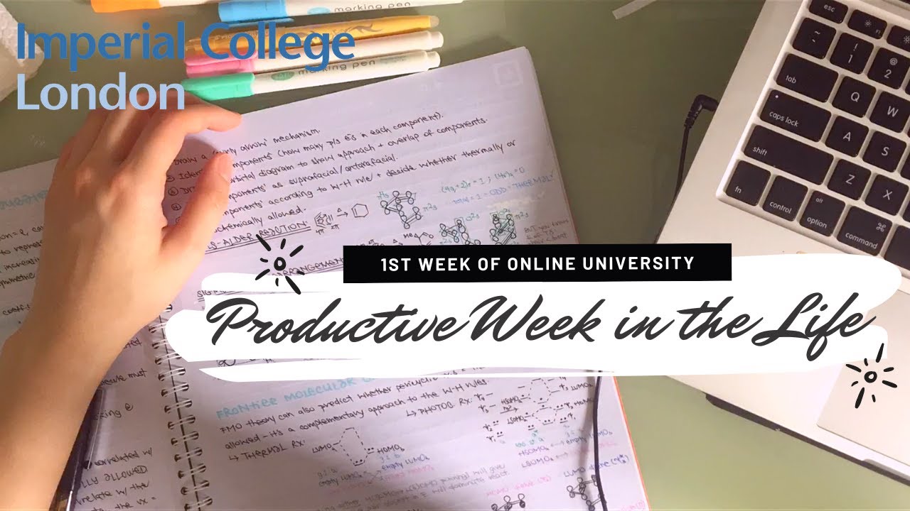 Productive WEEK IN THE LIFE during quarantine | University Chemistry at Imperial College, UK