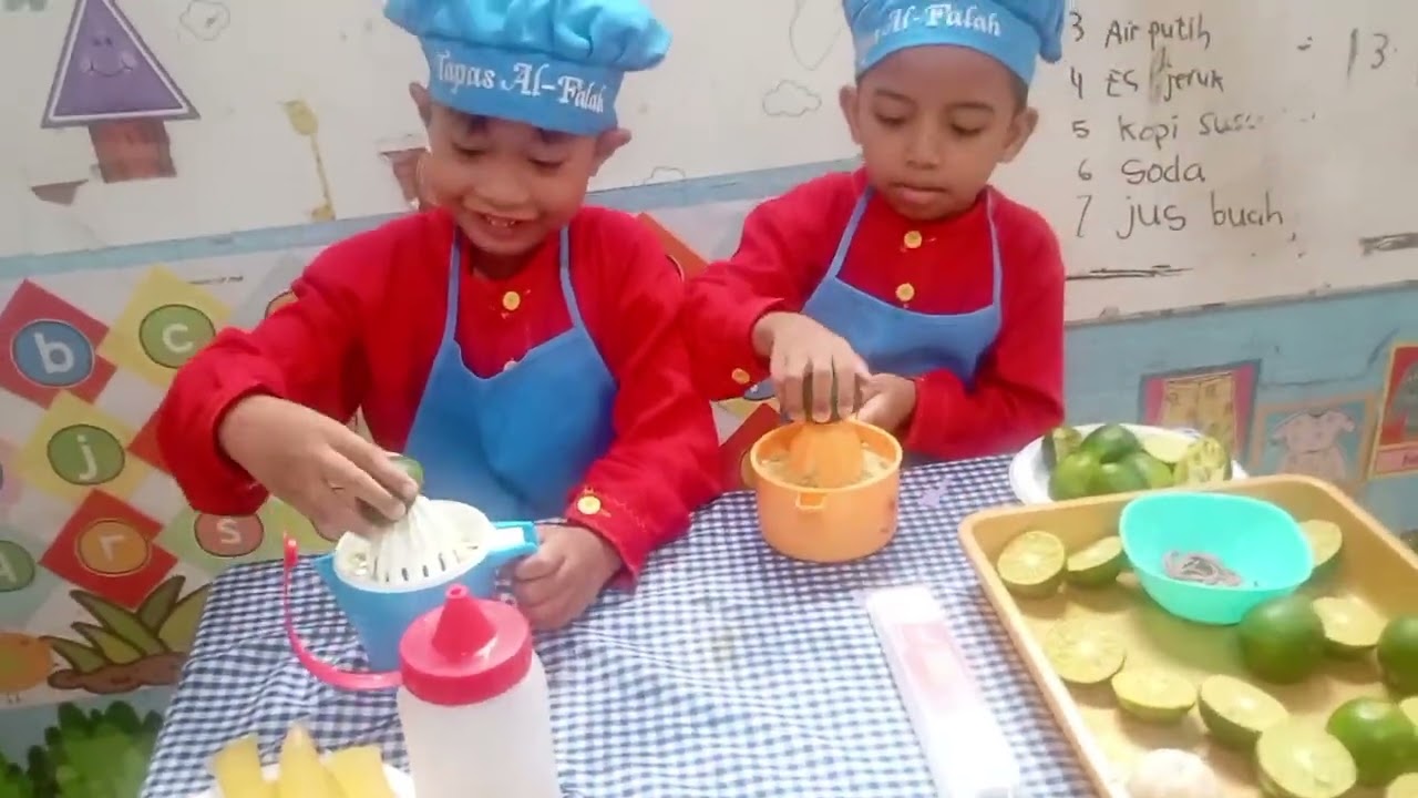 Tema Minuman, Membuat Es Mamboo Jeruk Peras