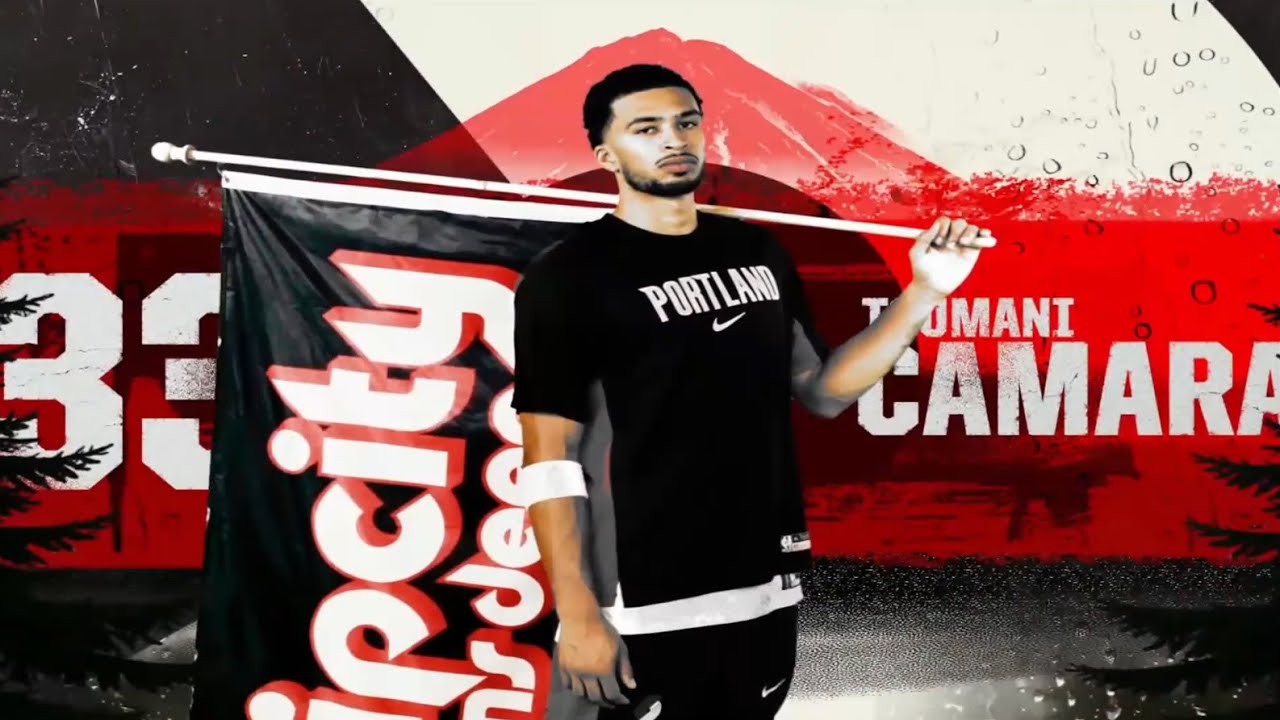 Portland Trail Blazers Intro 2025 NBA Cup - Portland Blazers Starting Lineup Intro