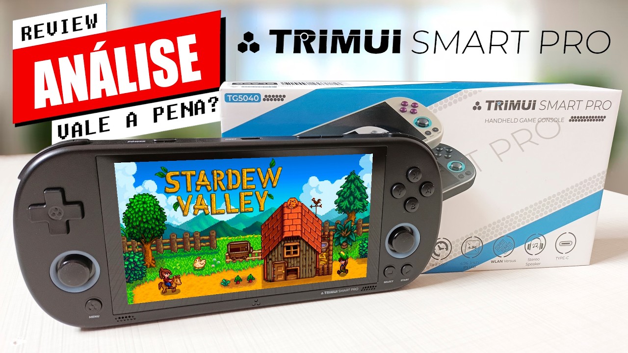 Trimui Smart Pro com CrossMix OS é INCRÍVEL! VEJA ANÁLISE!
