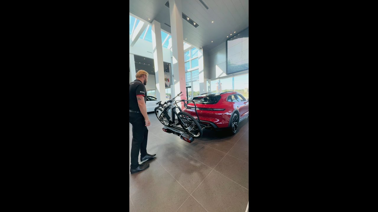 This Porsche Bike Rack is Crazy!