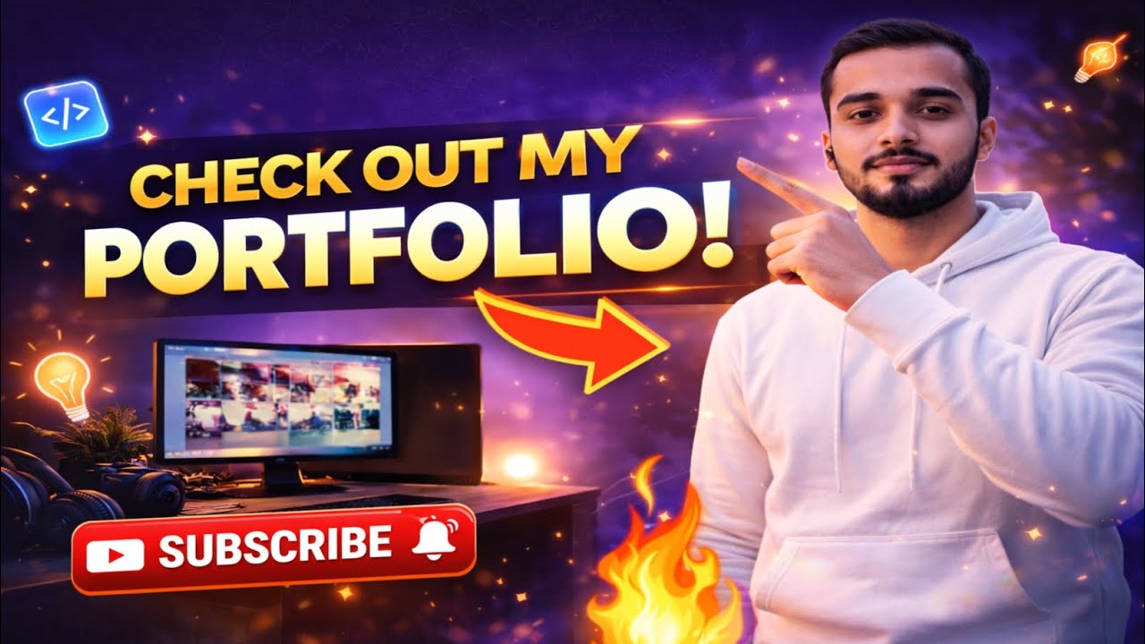 Build a Stunning Portfolio Website | HTML CSS JavaScript | Coding Riders.  