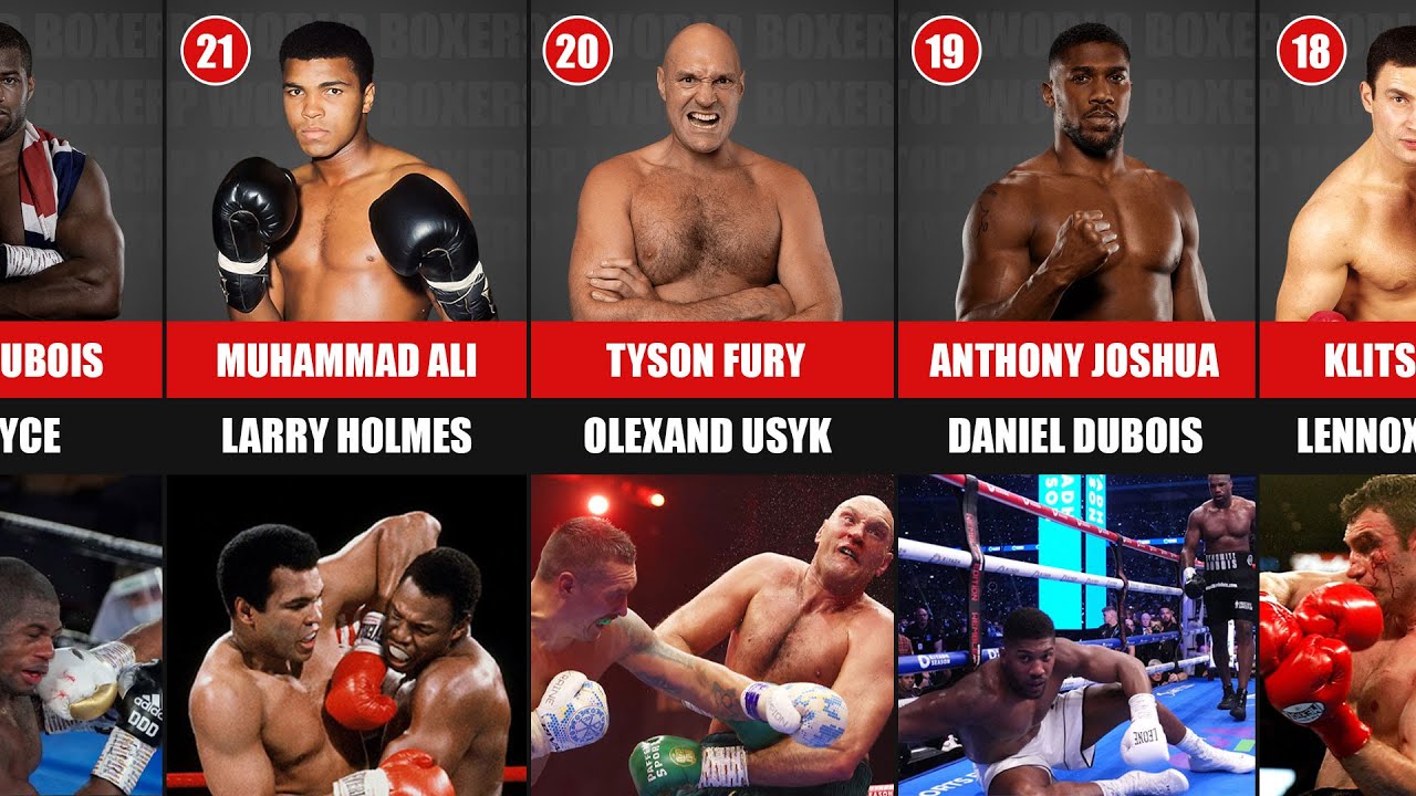 TOP 40 the WORST Losses of Legendary Boxers | Comparison