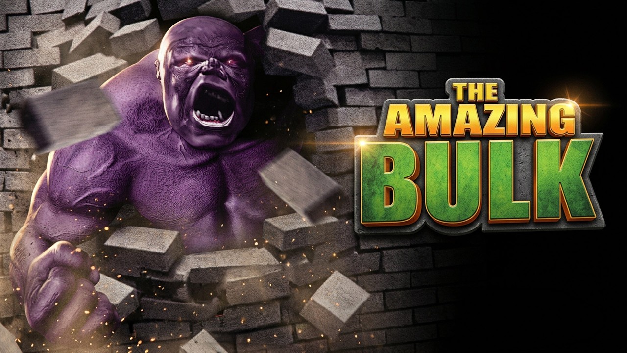 A Serum Turns Him into a Purple Monster! The Amazing Bulk | Full Sci-Fi Comedy Movie in HD