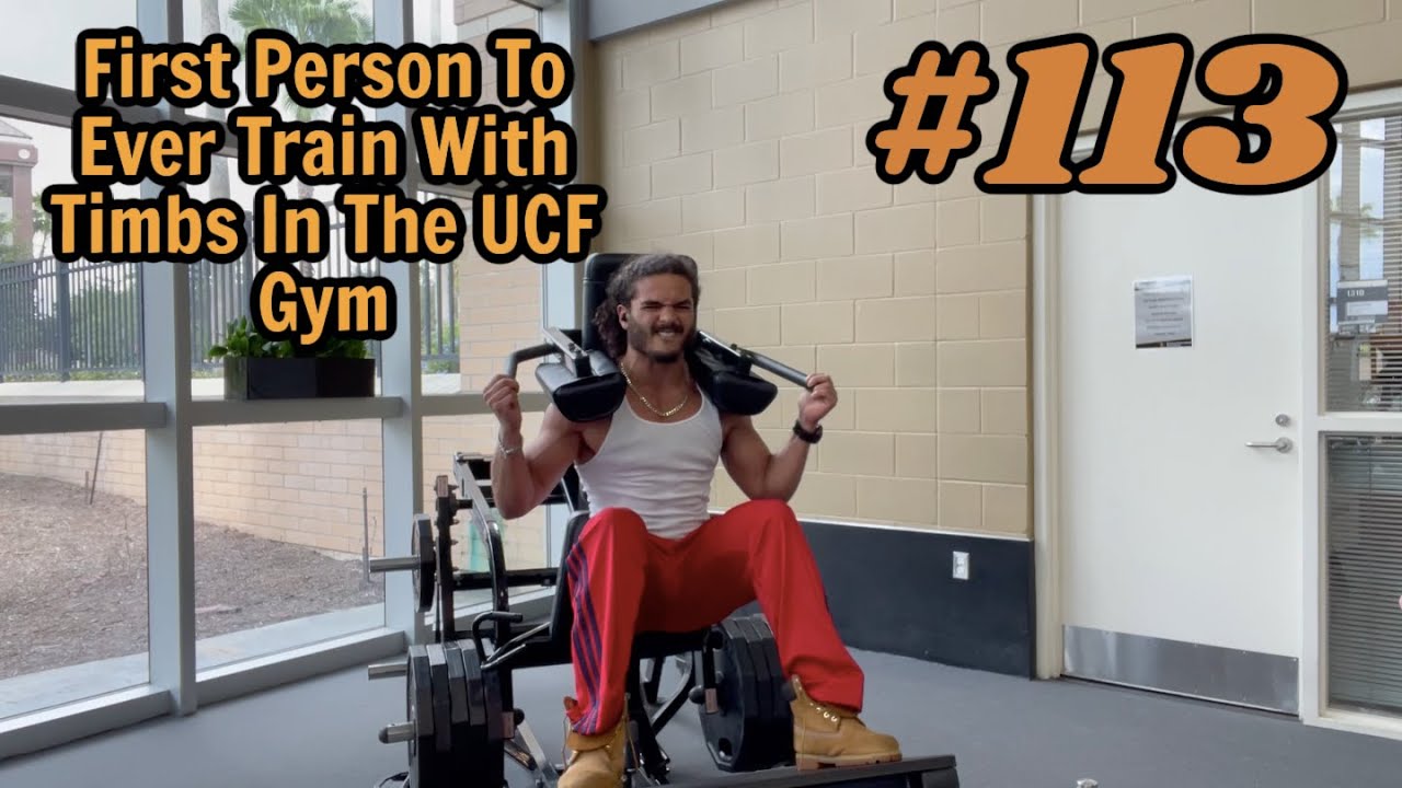 First Person To Ever Train With Timbs In The UCF Gym (Full Leg Workout) Workout Video 