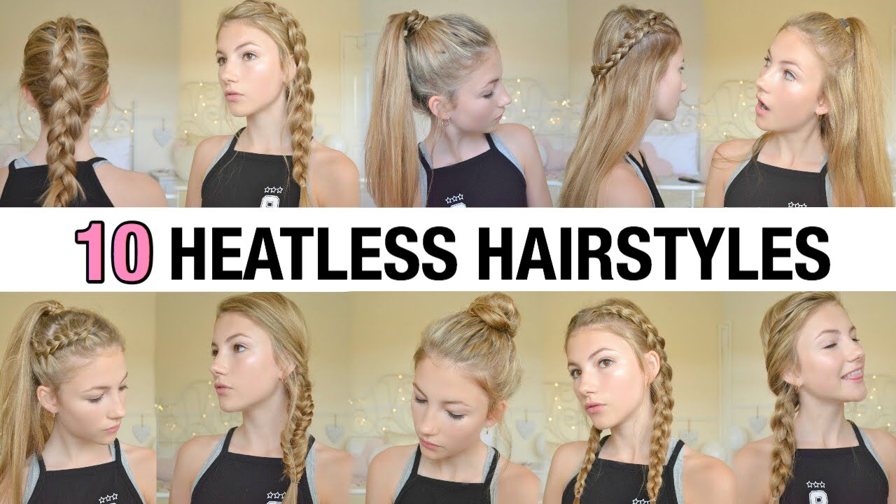 10 Back To School Heatless Hairstyles