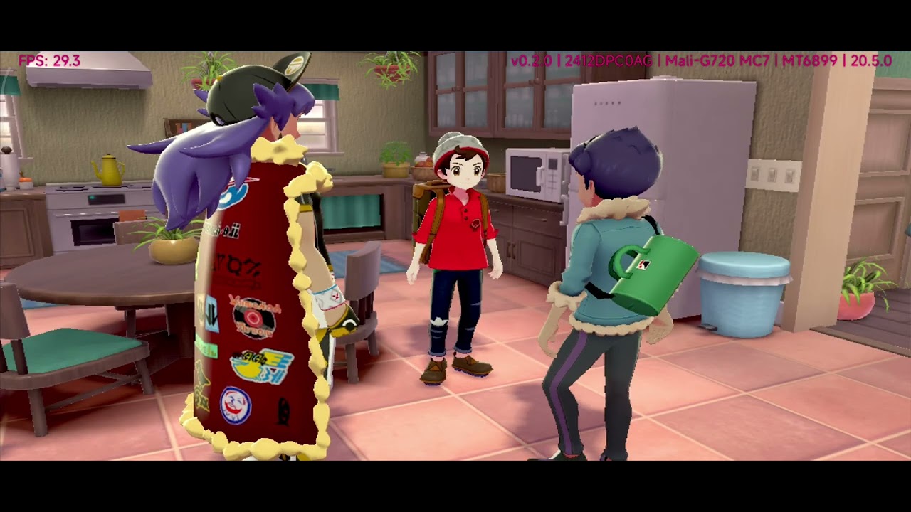 Poco x7 pro( prueba de Pokémon escudo en Eden 1#)