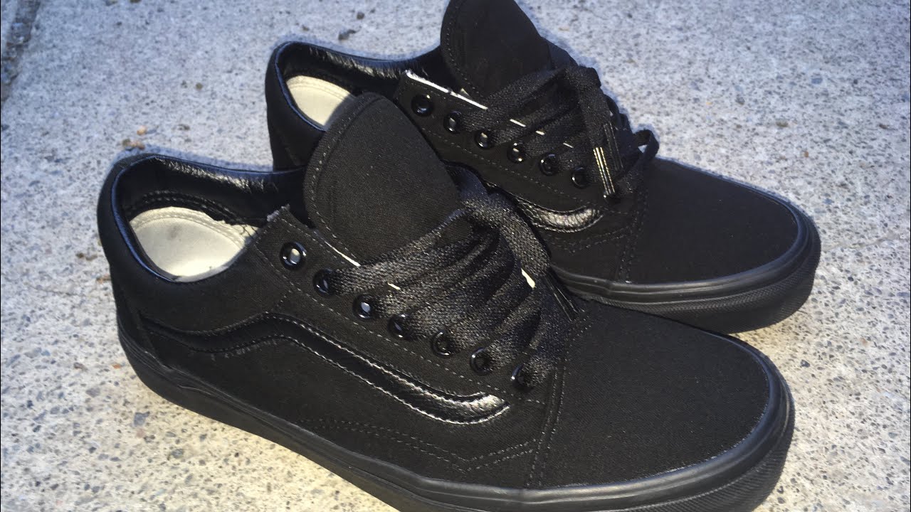 Black vans Restoration, How to Clean Black Vans!