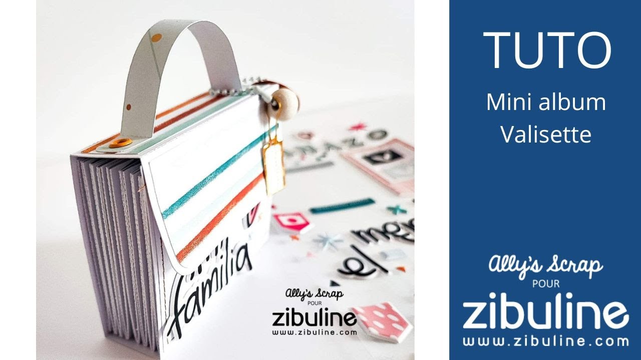 Tuto mini album valisette par Ally'scrap