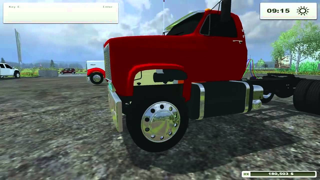 Farming Simulator 2013 Mods- Kenworth W900, F450, GMC Topick Semi
