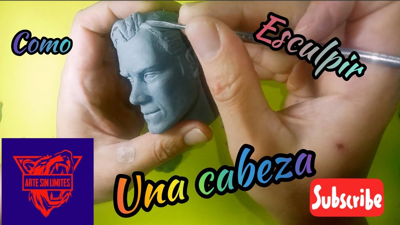 cómo esculpir una cabeza fácil
