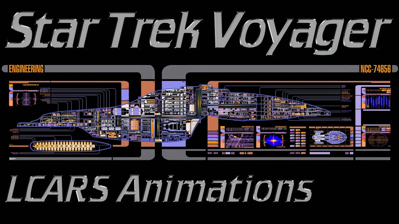 Star Trek LCARS Animations - Voyager Animation Mix