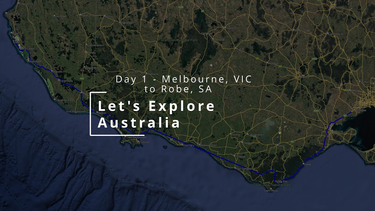 Let's Explore Australia - The Big Lap - Day 001 - Melbourne to Robe