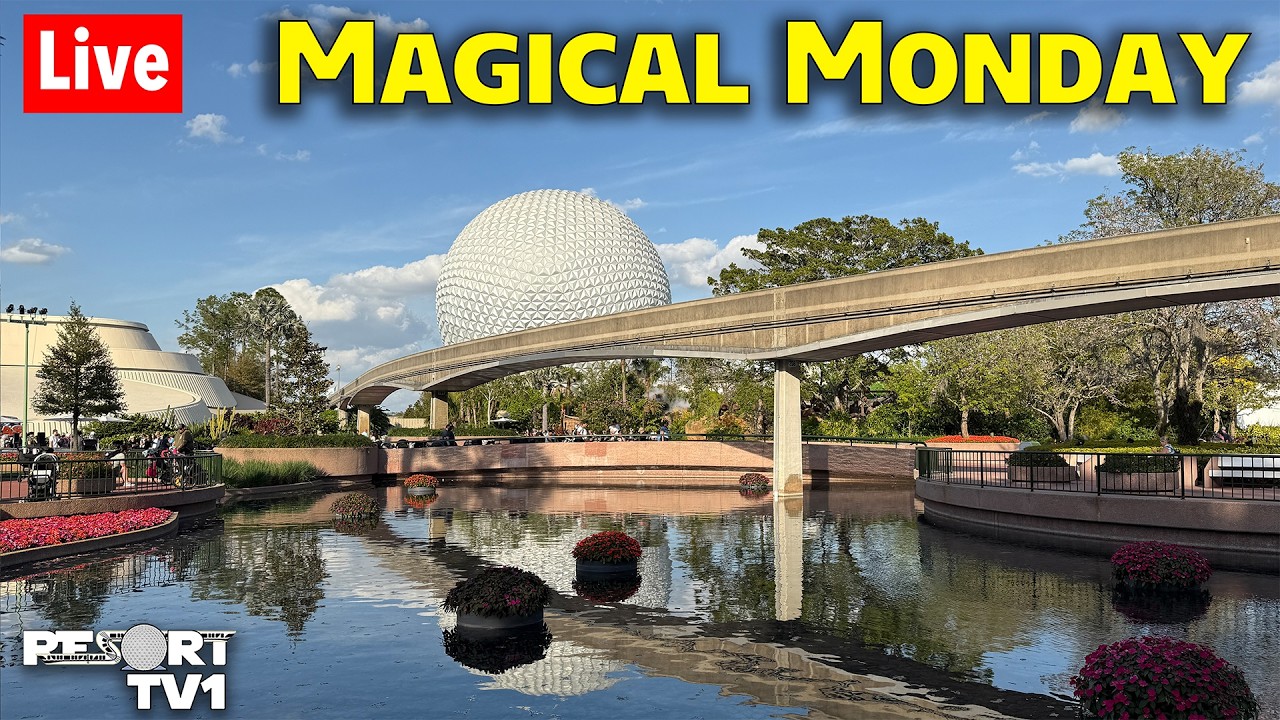 🔴Live: Magical Monday at Epcot on Memorial Day - Walt Disney World Live Stream - 5-25-26