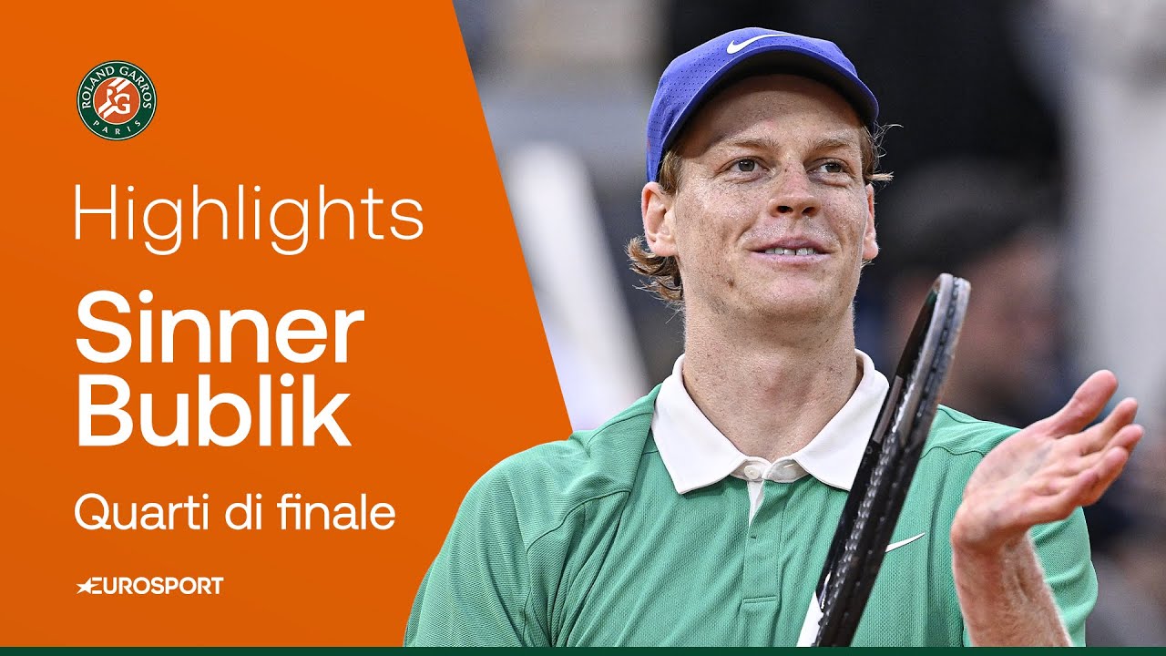 Sinner - Bublik | HIGHLIGHTS | Roland Garros 2025